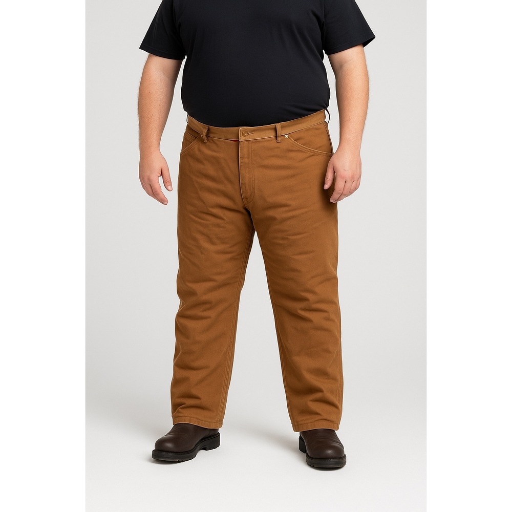 Carhartt 100 Years Work Pants 44x34 Insulated Quilt‎ Lined Brown Duck USA Made